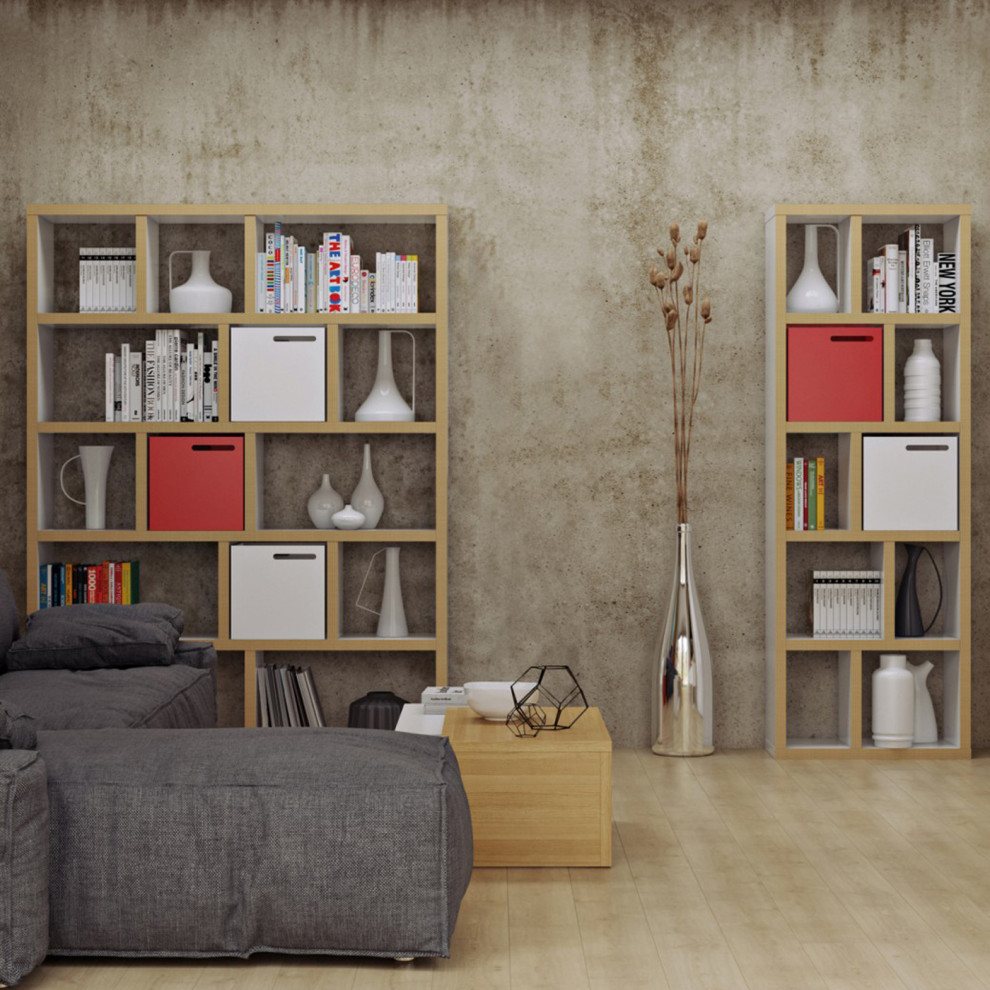 Contemporary Large Thick Wood Modular Shelves   Contemporary   Bookcases   by Plush Pod Decor  Houzz