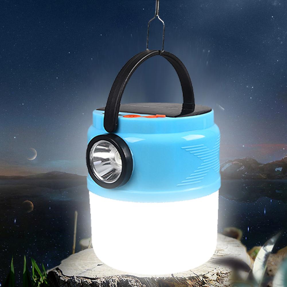 Led Solar Portable Lantern Waterproof Hanging Garden Decoration Lamp Dimmable With Hook Usb Rechargeable Outdoor Travel Lighting