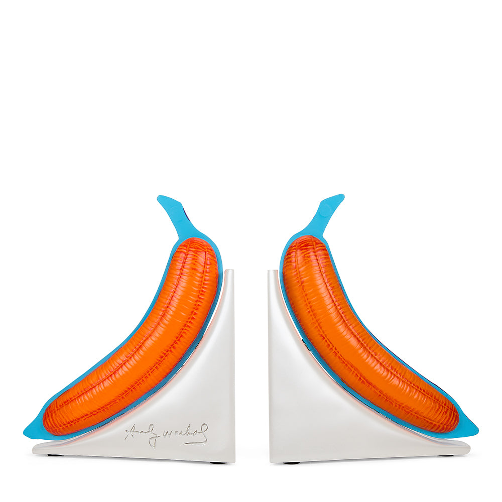 Andy Warhol 10” Lustre Gloss Resin Bookends - Blue Banana (PRE-ORDER)