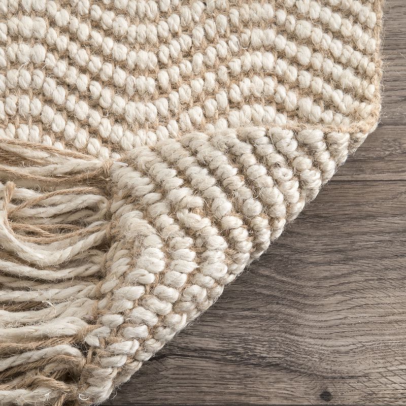 nuLOOM Don Jute Fringe Rug