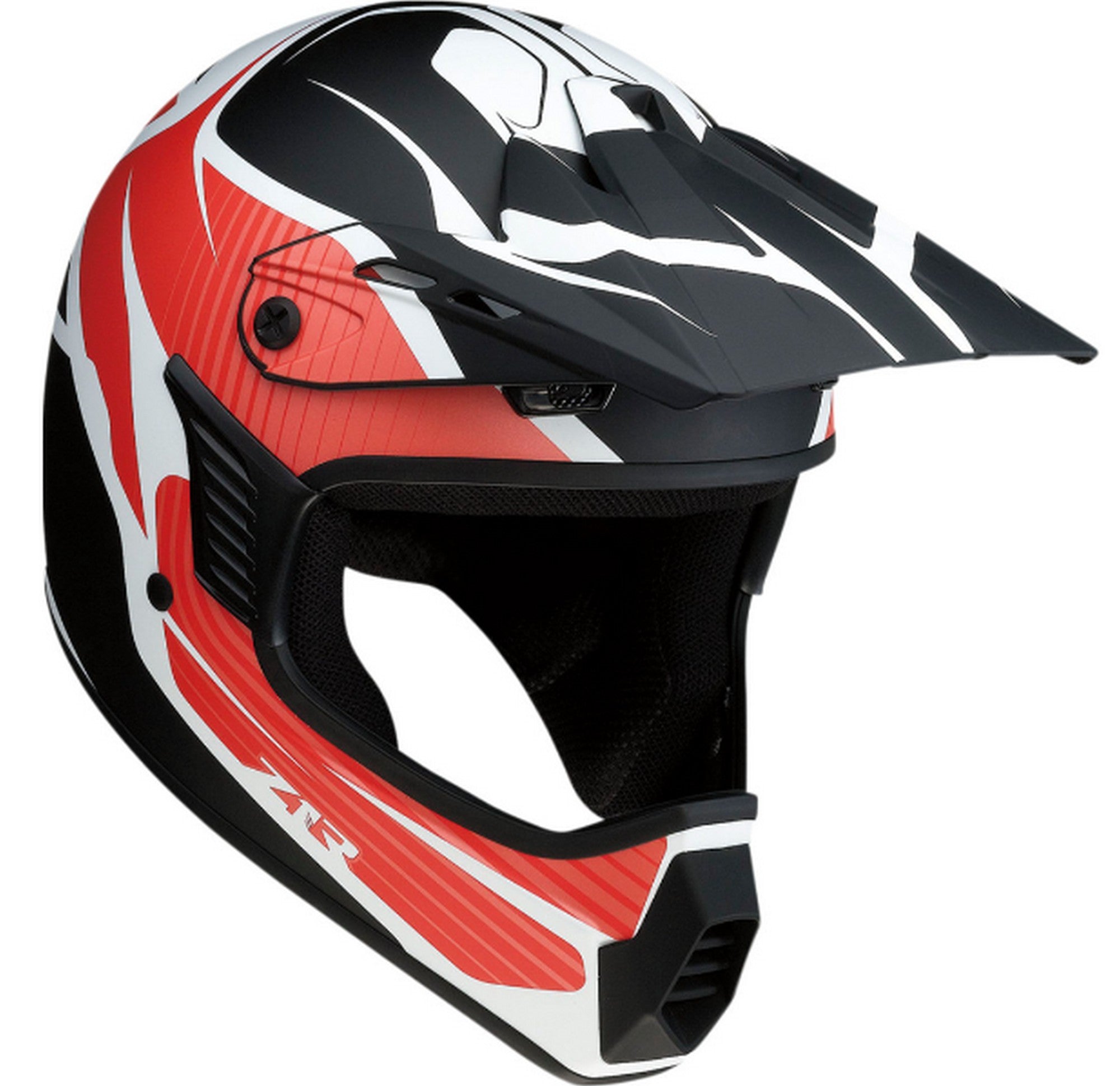 Z1R Rise Flame Youth MX Offroad Helmet Red SM