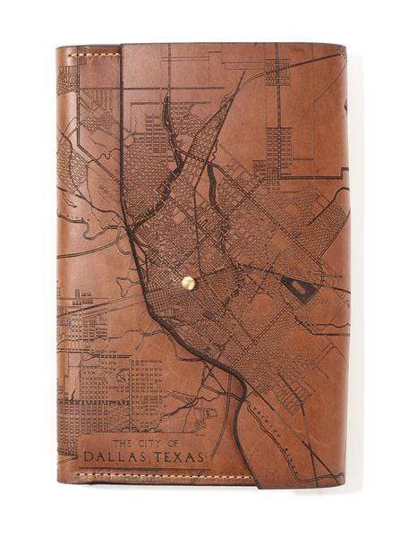 Leather Map Journals