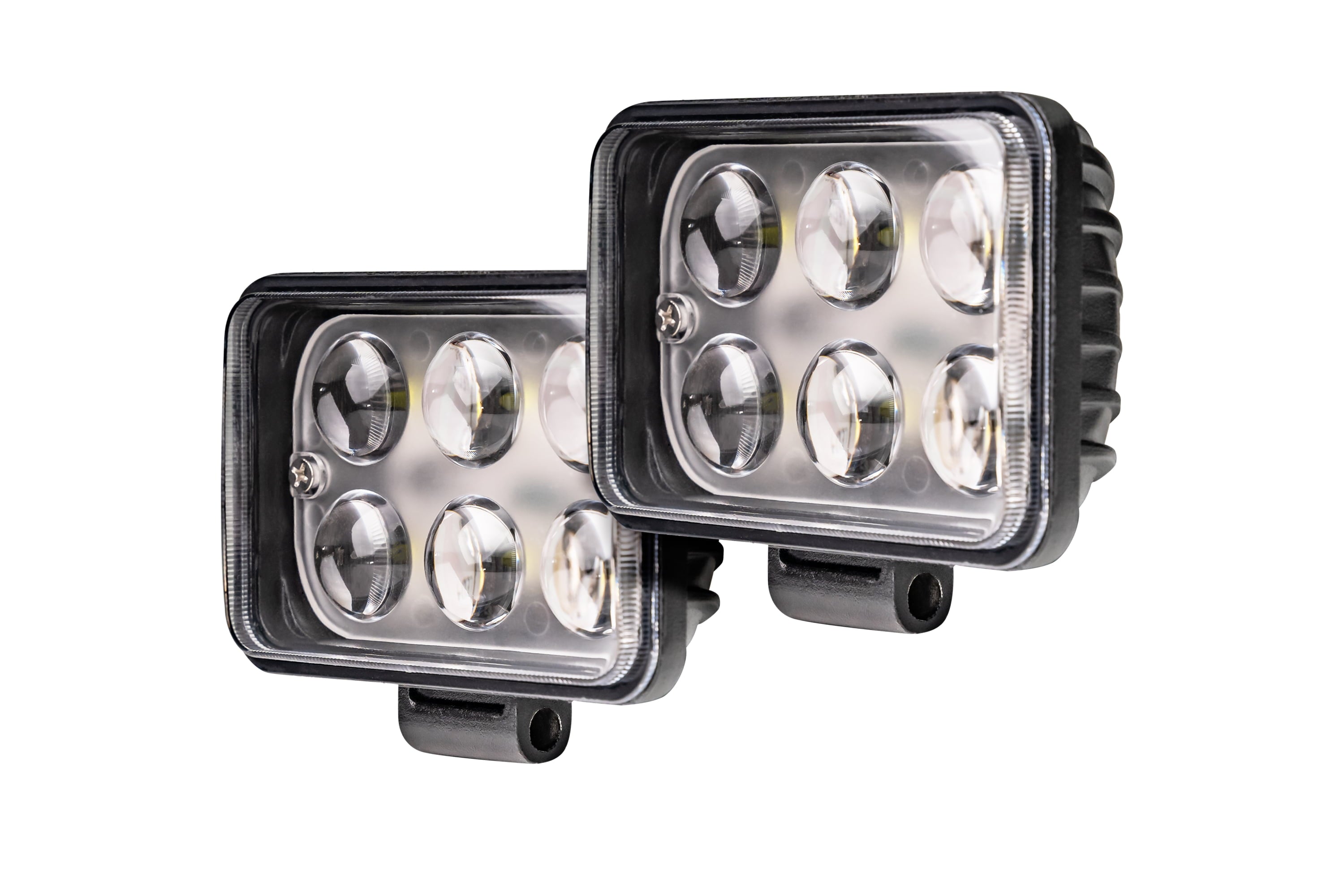 Alpena LED Spotranger Auxiliary Driving Spotlights， 77617， Universal Fit for Cars， Trucks， SUVs， Vans (Pack of 2)