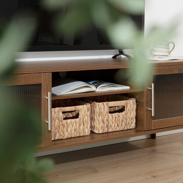 StorageWorks Wood TV Stand for TVs up to 55