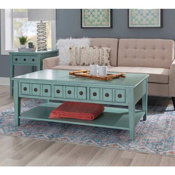 Salem Teal Coffee Table