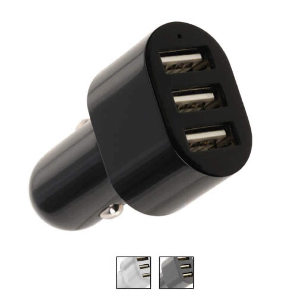 Tech and Go 4.4 Amp 3-Port Car Charger 141 0406 TG3