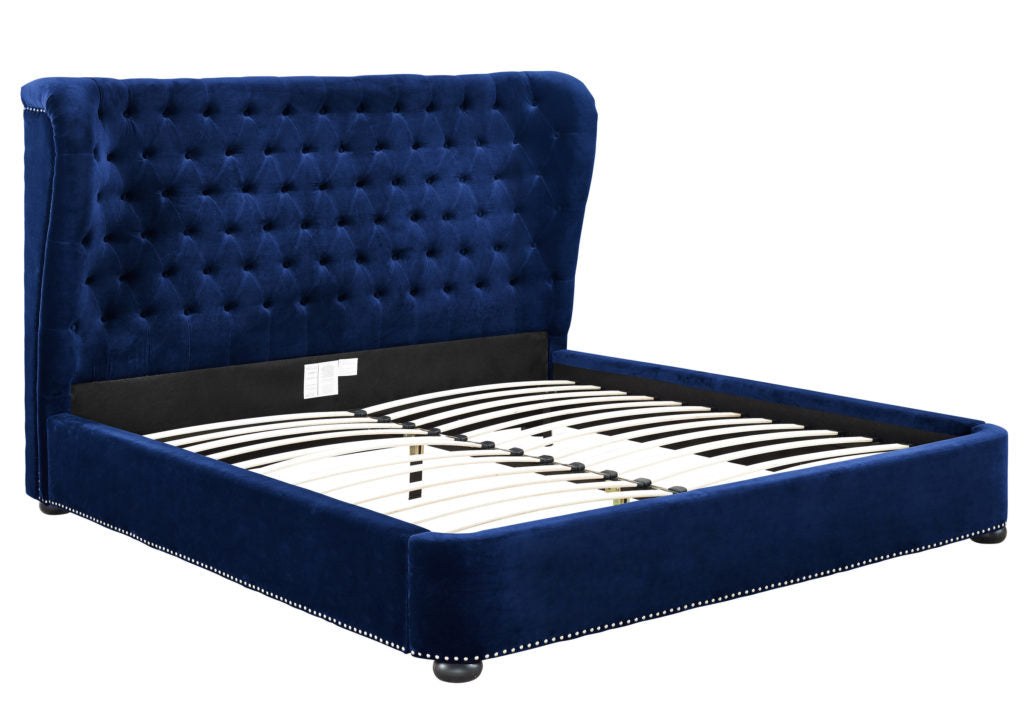 Finley Velvet Bed in Queen