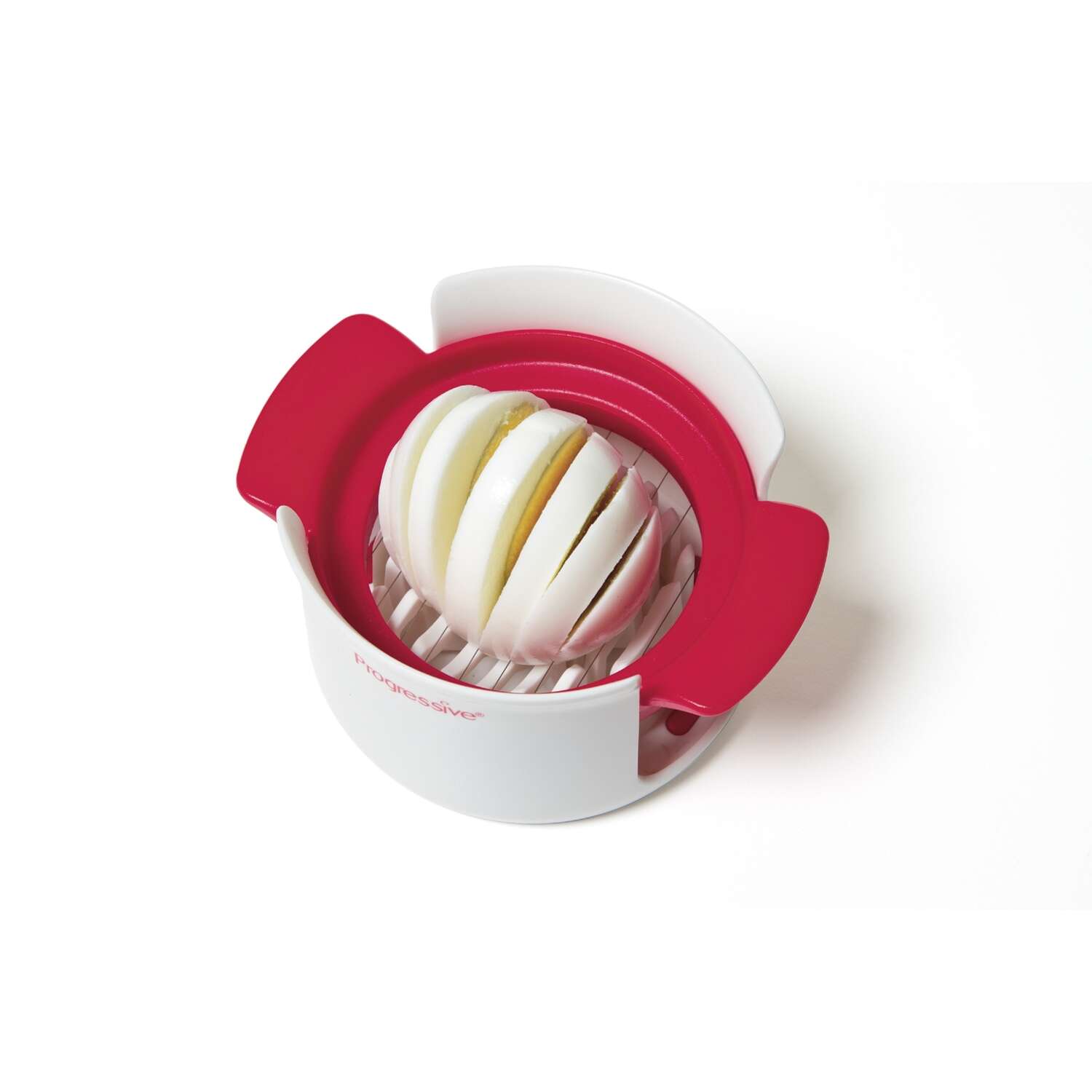 Progressive Prepworks White Metal/Plastic Egg Slicer