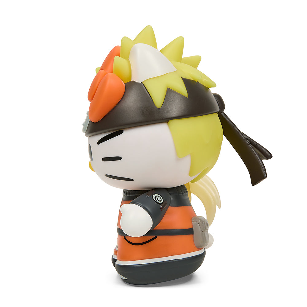 Naruto X Hello Kitty® 8” Vinyl Figure – Naruto Charge (GID Kidrobot.com Exclusive Edition)