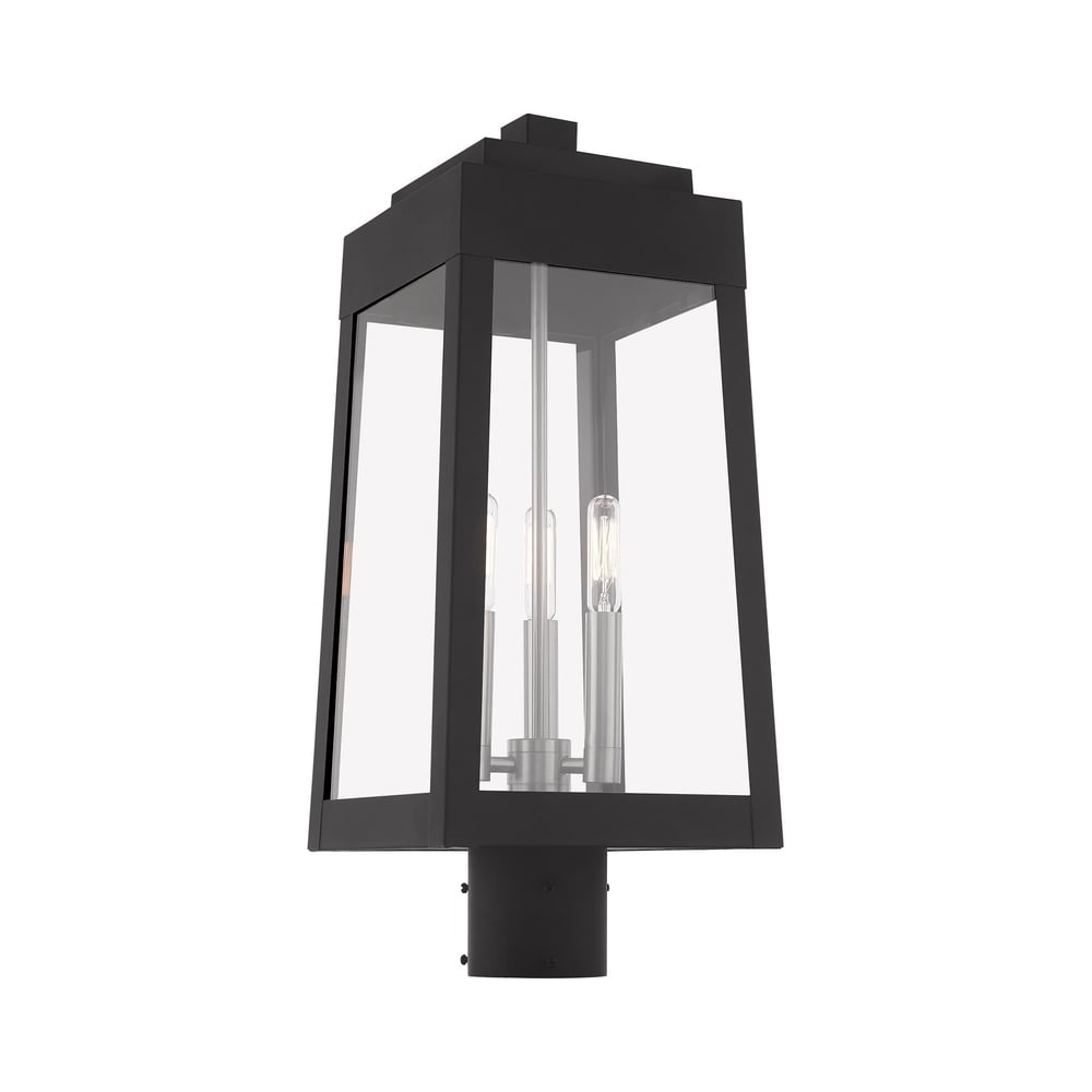 Livex Lighting Oslo 3 Light Outdoor Post Top Lantern   8.25\