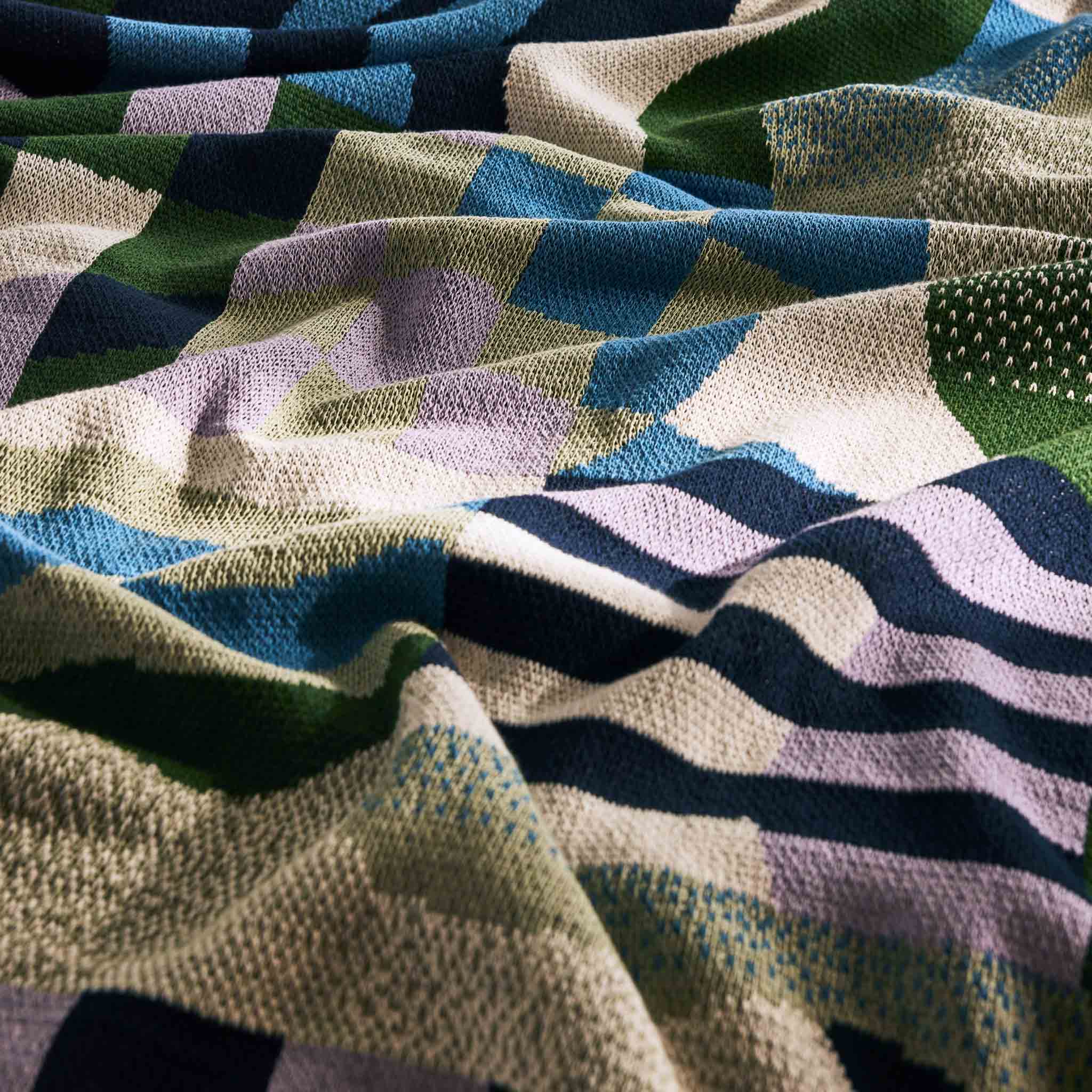 Knitted Throw Blanket