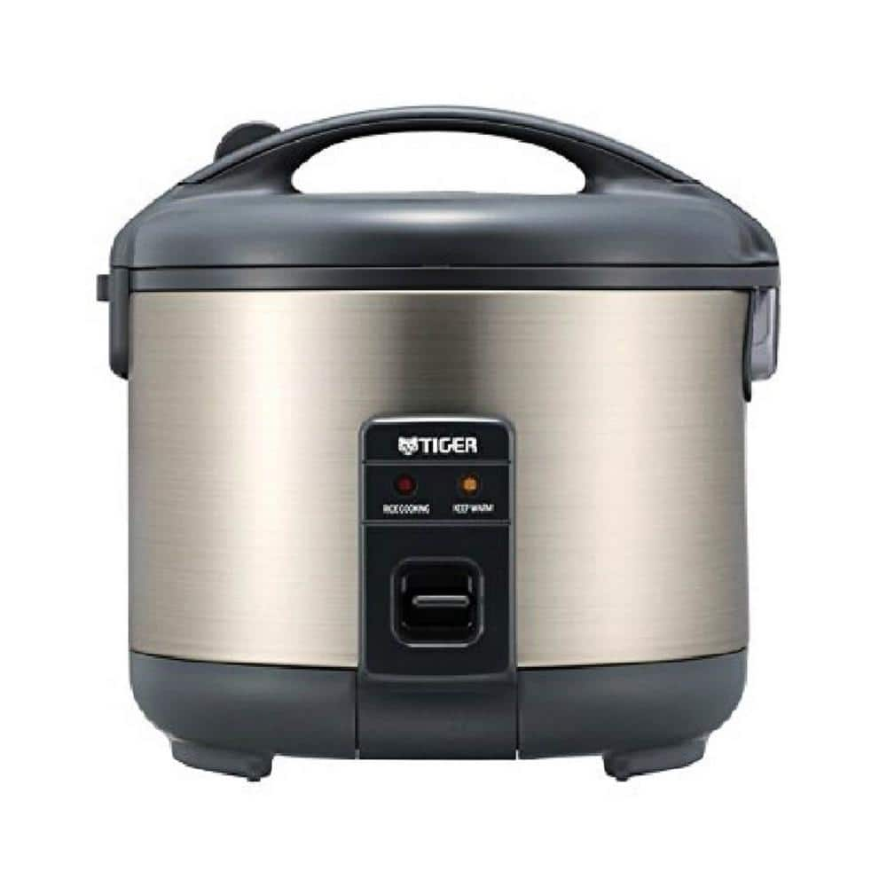 Tiger 8-Cup Black Rice Cooker and Warmer, Urban Satin JNP-S15U