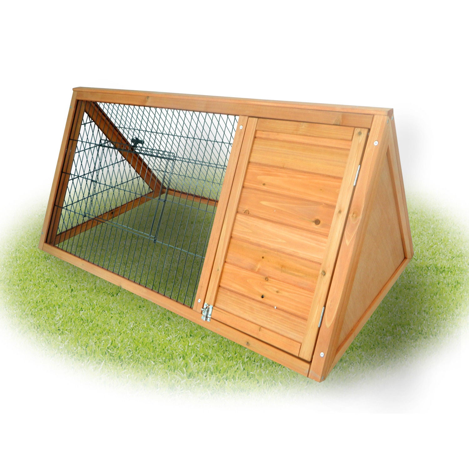 Triangle A-Frame Hutch with Run