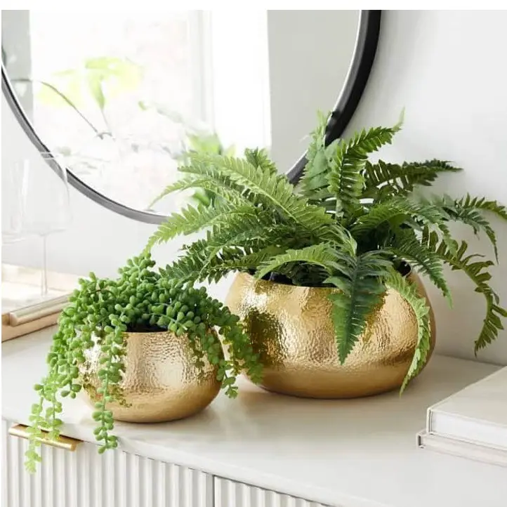 Classic Design Wedding and Party Decorative Pots for Garden Metal Planter Home Indoor Garden Usage Customized Size Metal Planter