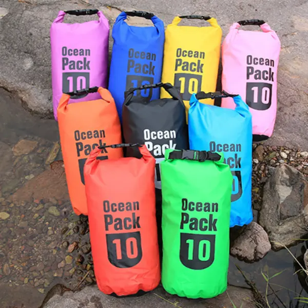 2023 New products outdoor waterproof sport dry bag with adjustable shoulder strap for beach drifting mountaineering