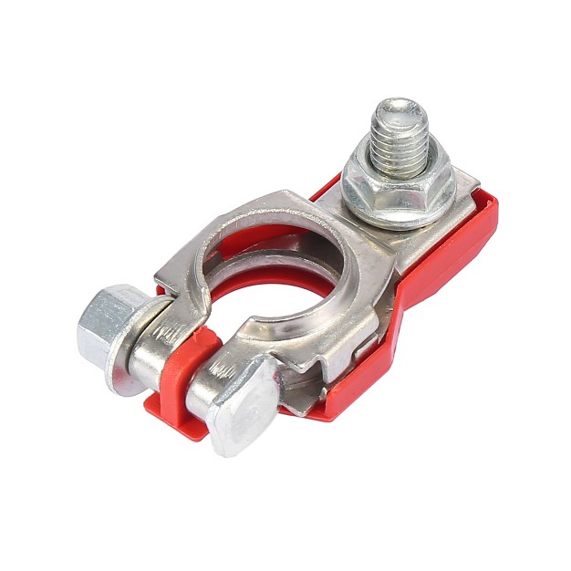 Unique Bargains Car Battery Terminal Connector With M8 Nut Red For Nissan Altima Maxima Rouge Sentra Murano