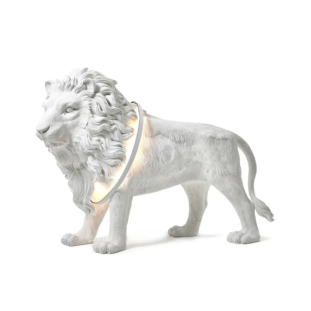 Leo Lion Sculpture Floor Lamp