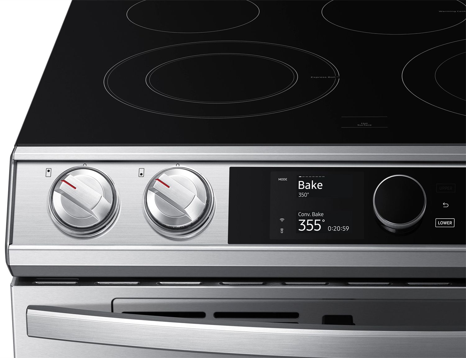  ADA 6.3 Cu. Ft. Fingerprint Resistant Stainless Steel Flex Duo Slide-in Electric Range With Smart Dial， Air Fry and Wi-Fi