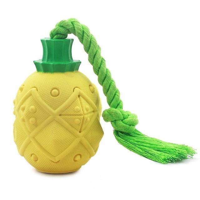 Pineapple leaky dog chew toys