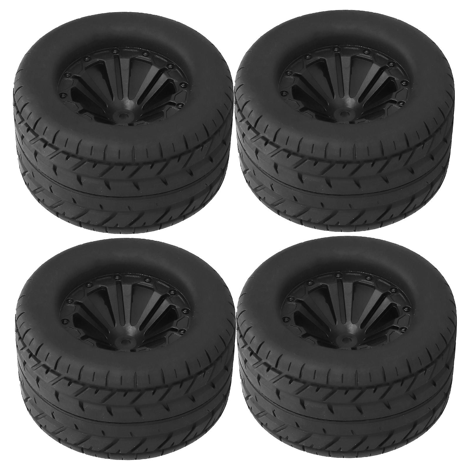 4pcs 115mm Wheel Rim Tires Rc Car Accessories Fit For Zd Racing 1/10 Rc Car Model