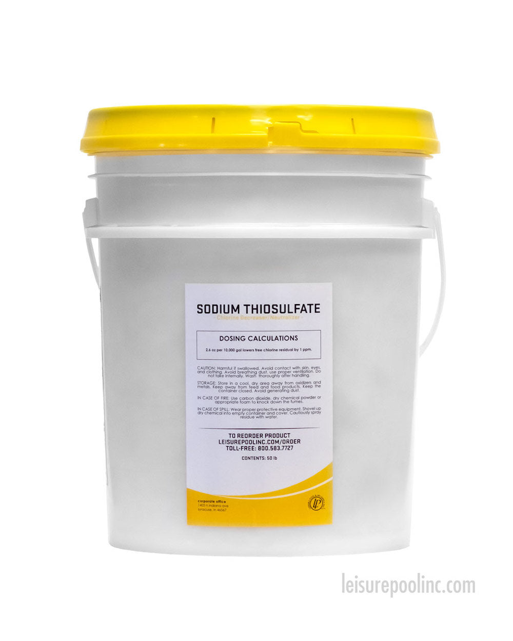 Leisure Pool Chlorine Neutralizer (Sodium Thiosulfate) | 50 lb. Pail