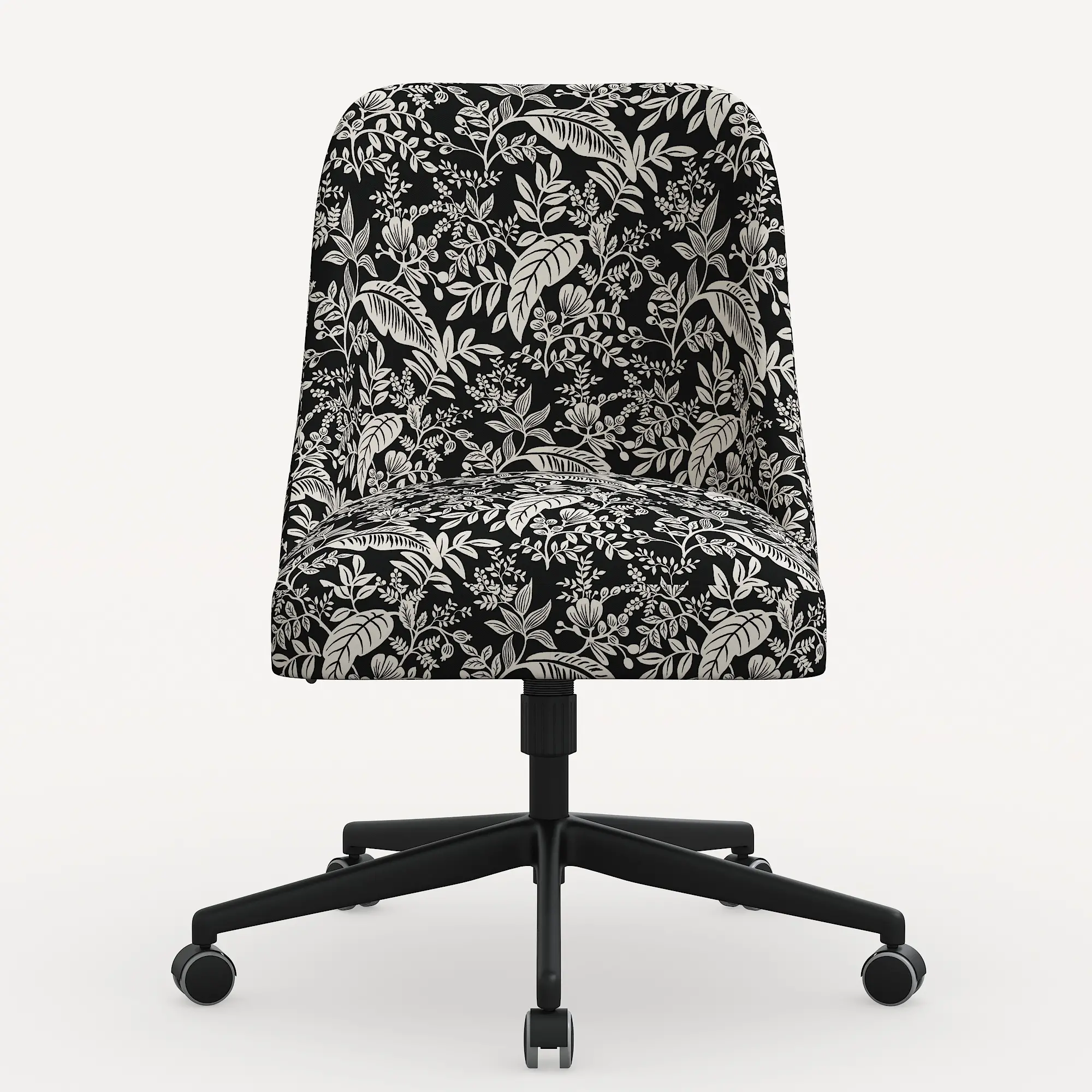 Rifle Paper Co. Oxford Canopy Black and Cream Office Chair