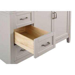 Home Decorators Collection Ashburn 48 in. W x 21.75 in. D Vanity Cabinet in Grey ASGRA4821DL