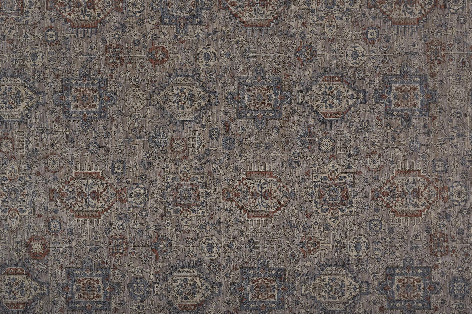 Gilford Gray and Blue Rug by BD Fine