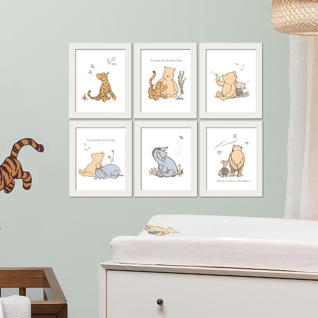 Lambs amp Ivy Disney Baby Classic Pooh Unframed Nursery child Wall Art