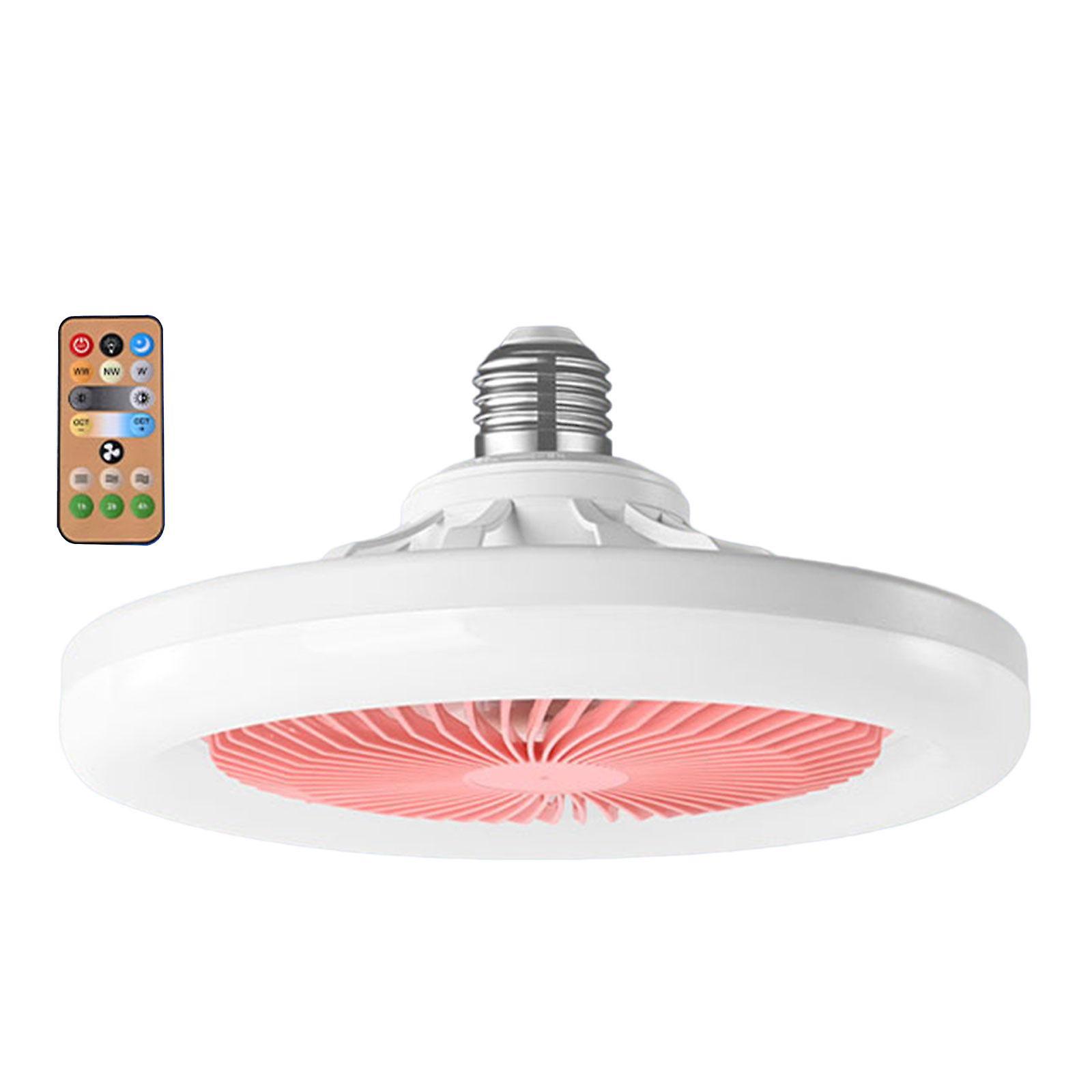 Ceiling Fan Light E27 Base Ceiling Lights Led Ceiling Fan With Light Fixture Pink