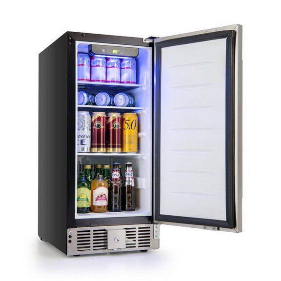 Costway 27365841 Compact Refrigerator with Adjusta...