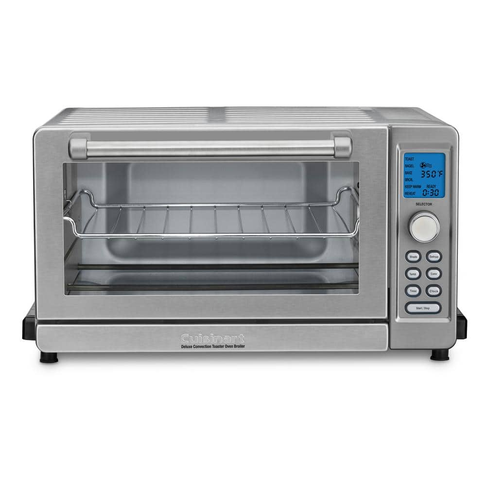 Cuisinart Deluxe 1800 W 6-Slice Stainless Steel Toaster Oven with LCD Display TOB-135N