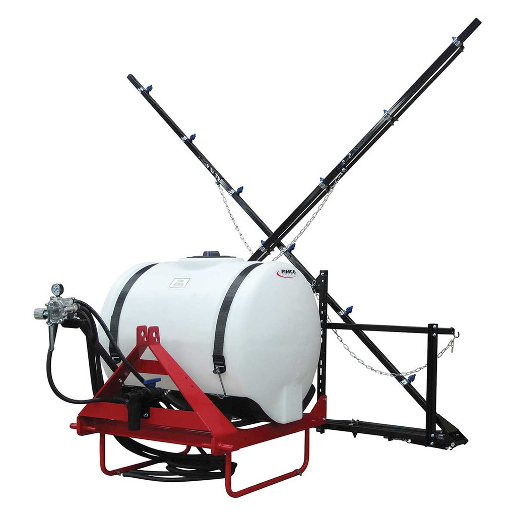 Fimco 110 Gallon 3-Point Hitch Sprayer with 28' Boom， No Pump or Spray