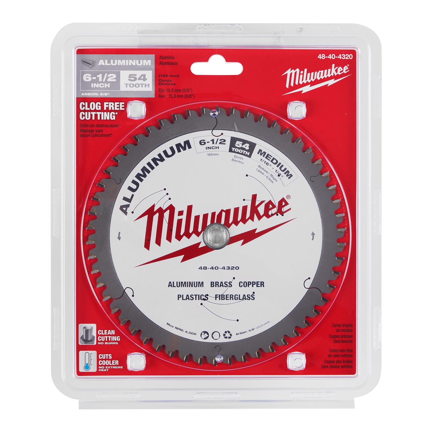 MW 6-1/2 in. D X 5/8 in. Carbide Tipped Circular Saw Blade 54 teeth 1 pk