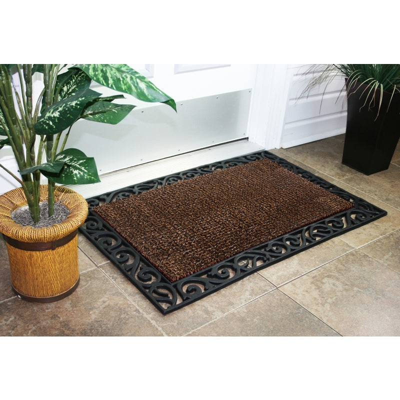 DOORMAT STEM/LEAF 24X36