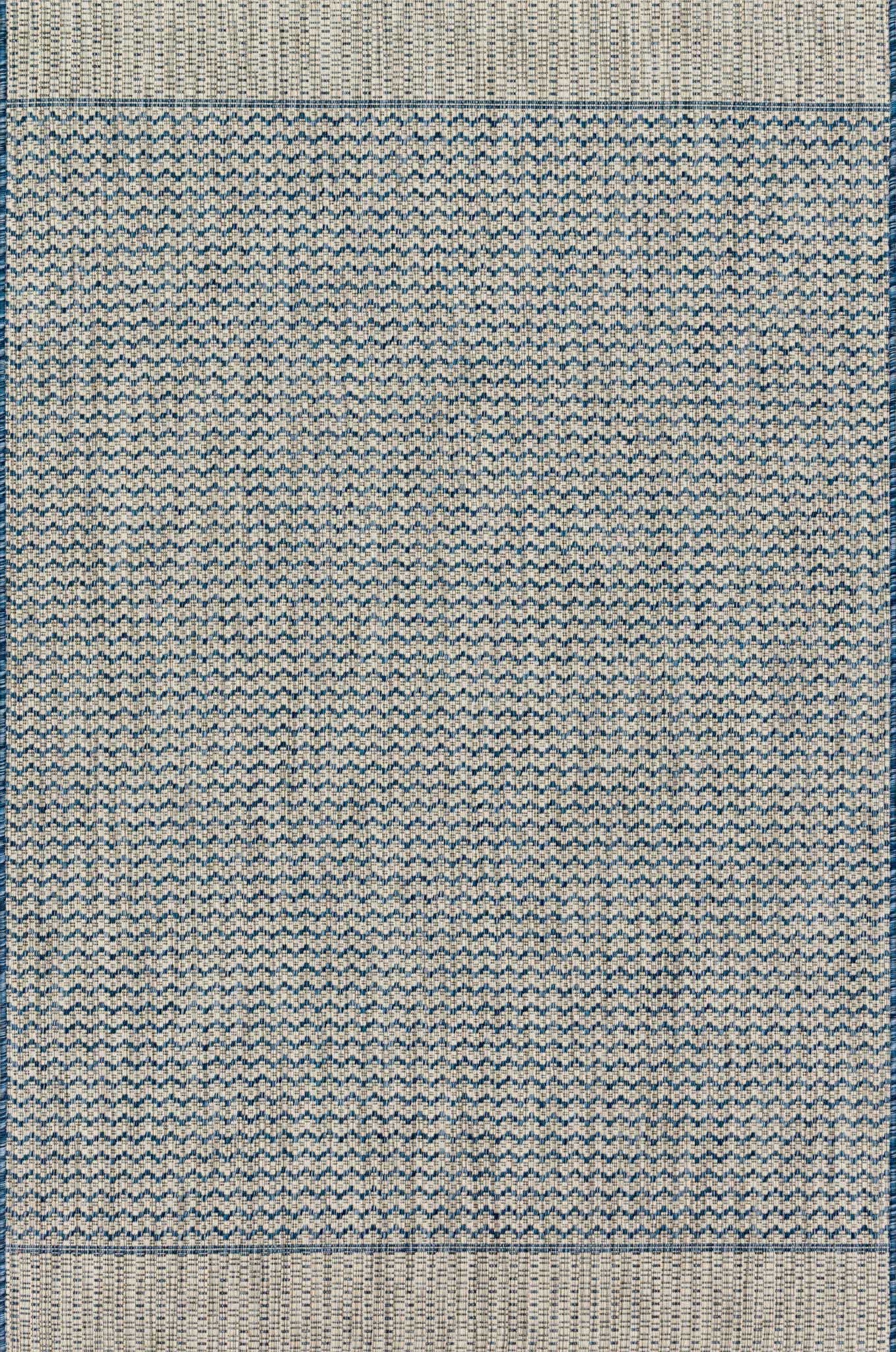 Isle Rug in Grey & Blue by Loloi