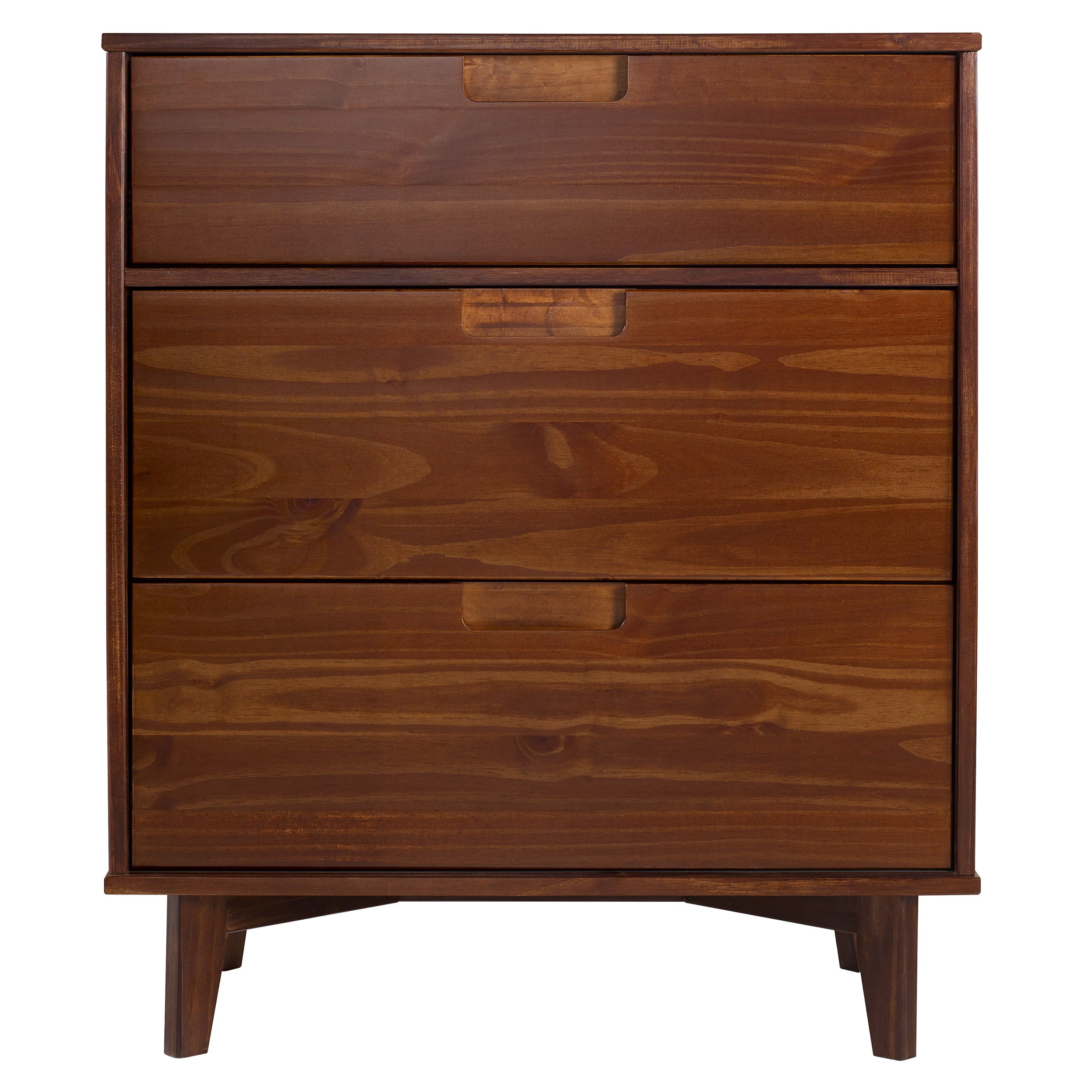 Bellamy Studios Sonoma 3-Drawer Solid Wood Walnut Dresser