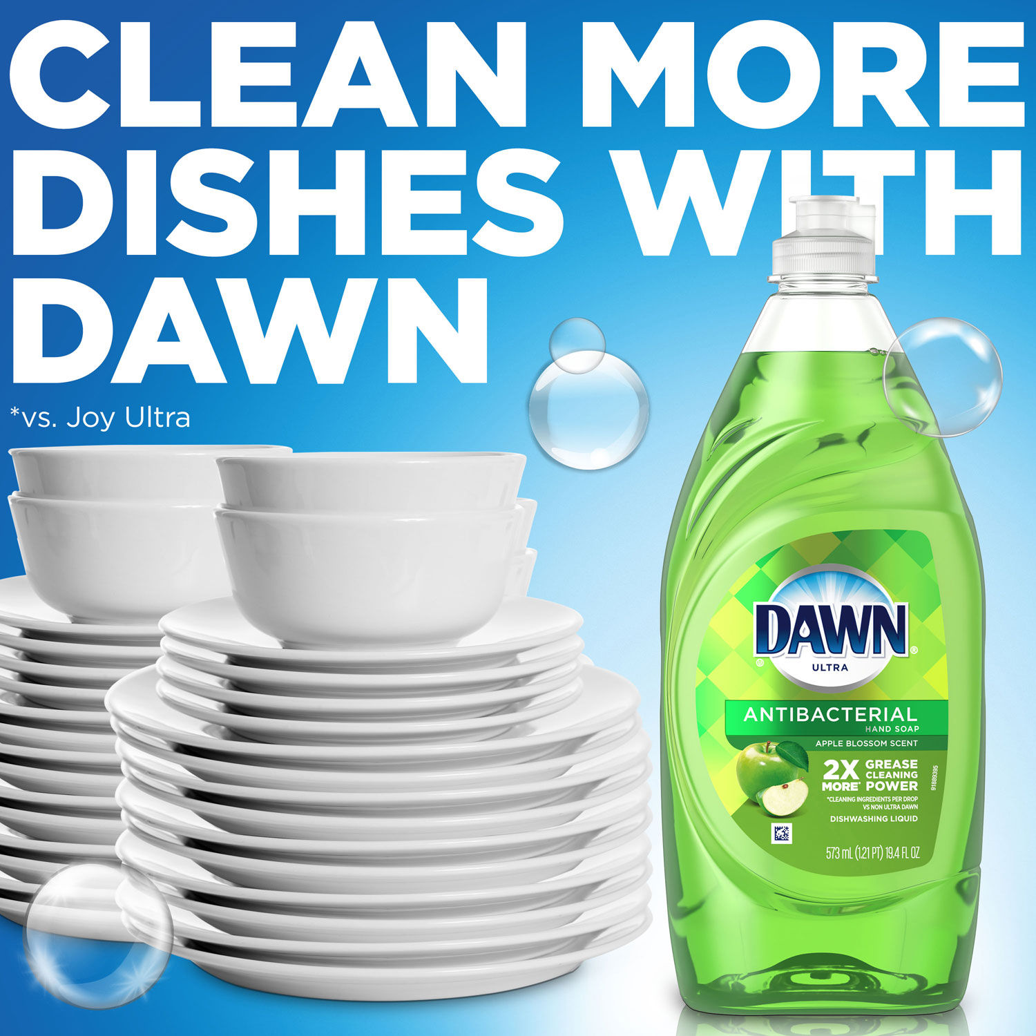 Ultra Antibacterial Dishwashing Liquid by Dawnandreg; PGC91093EA