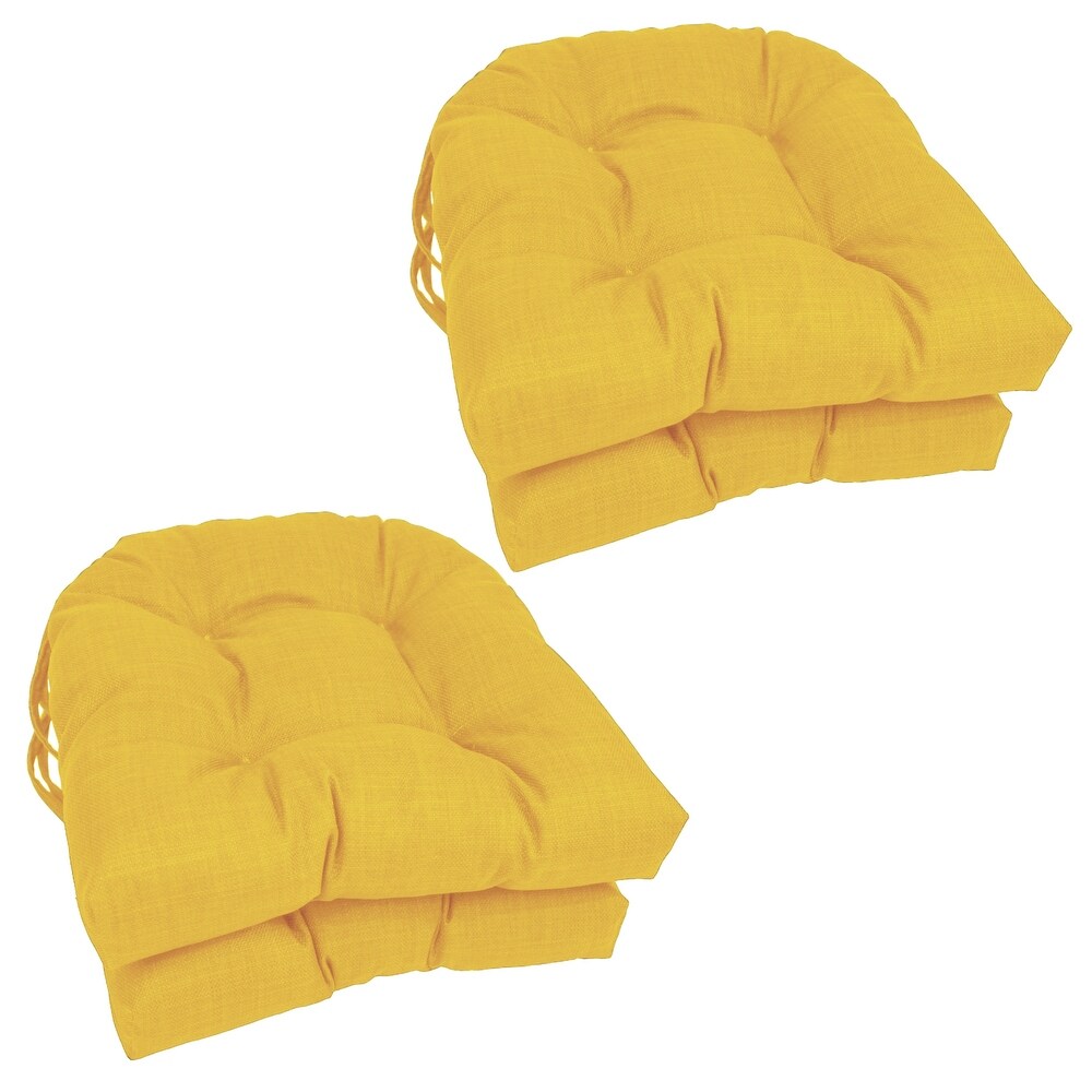 16 inch U Shaped Indoor/Outdoor Chair Cushions (Set of 4)   16\