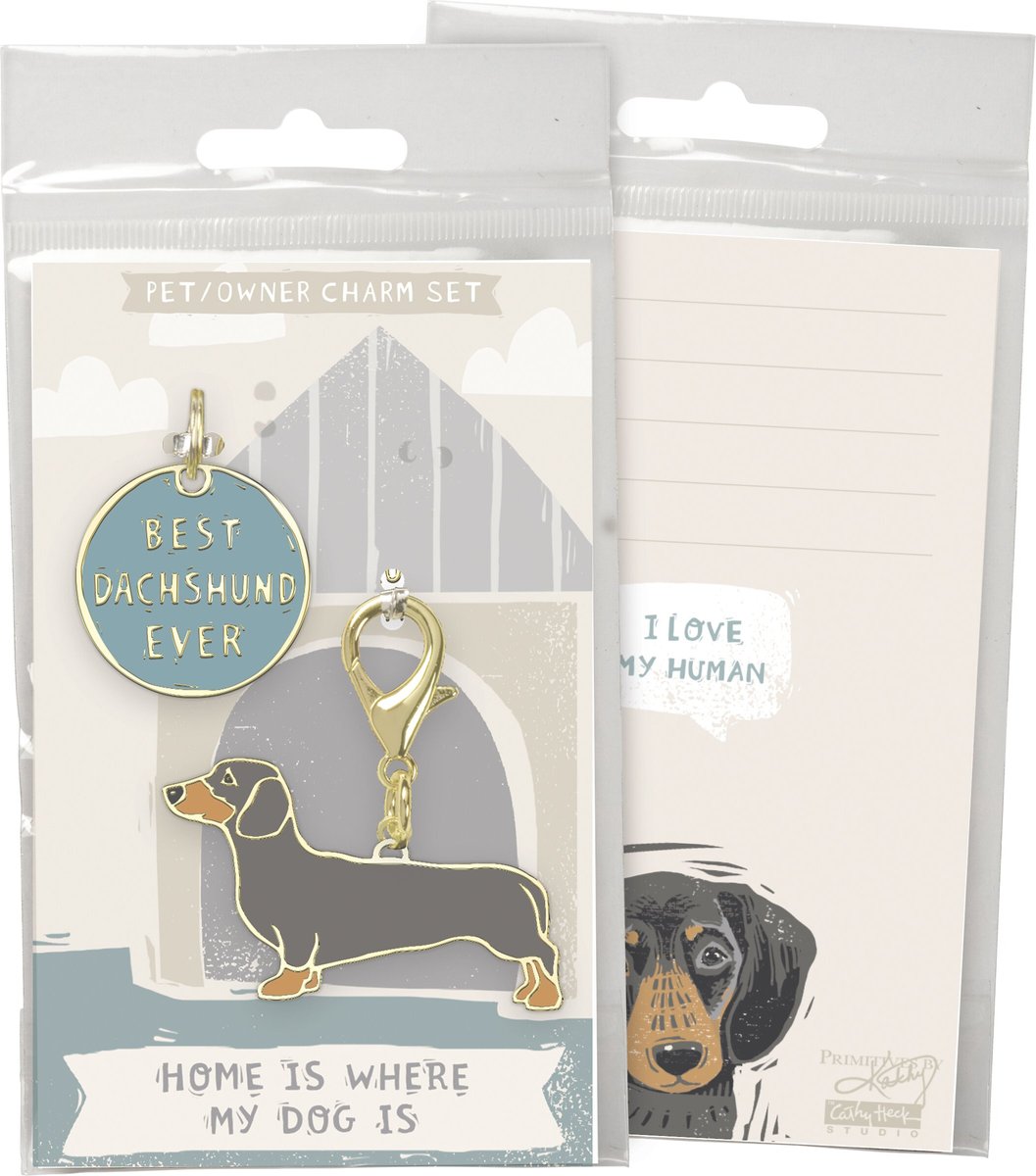 Primitives By Kathy Dachshund Charm， 2 count