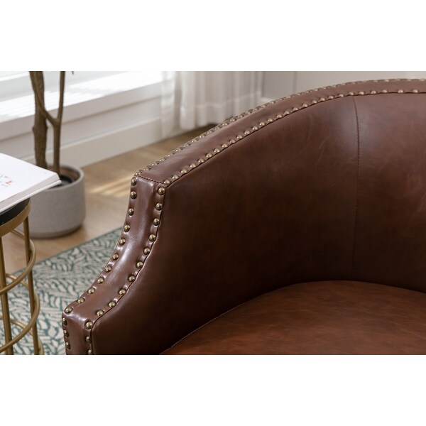 Swivel Chair Living Room Nailheads Accent Chairs， Coffee