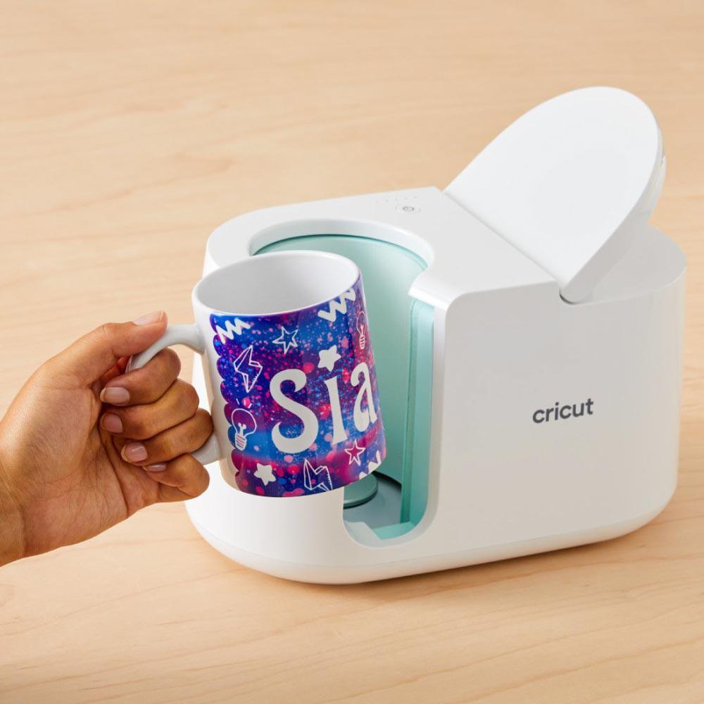 Cricut Mug Press with Mug Blanks Botanicals Transfer Sheets and Heat Resistant Tape  Crowdfused