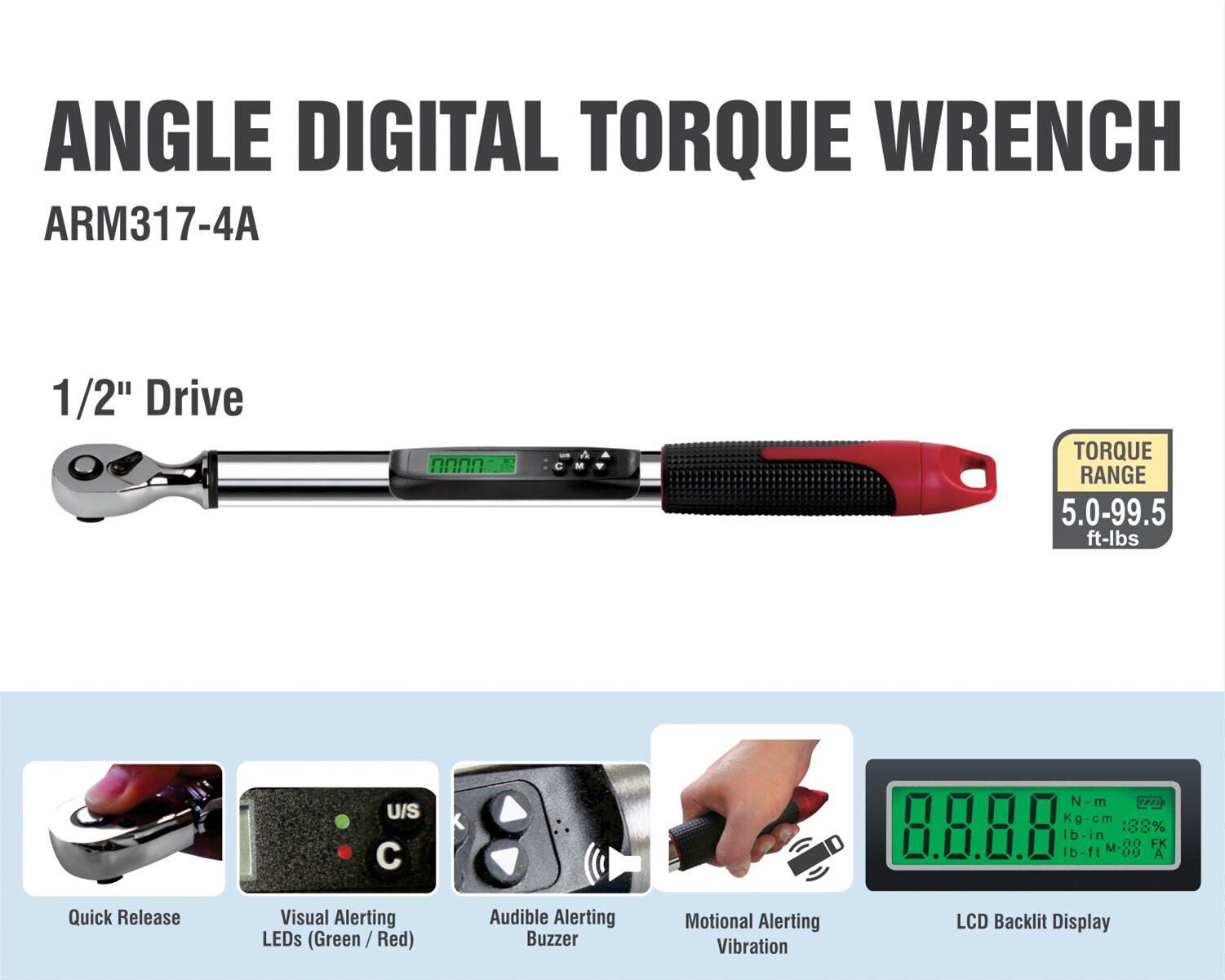 ACDelco Tools ARM317-4A ACDelco Tools Digital Torque Wrenches