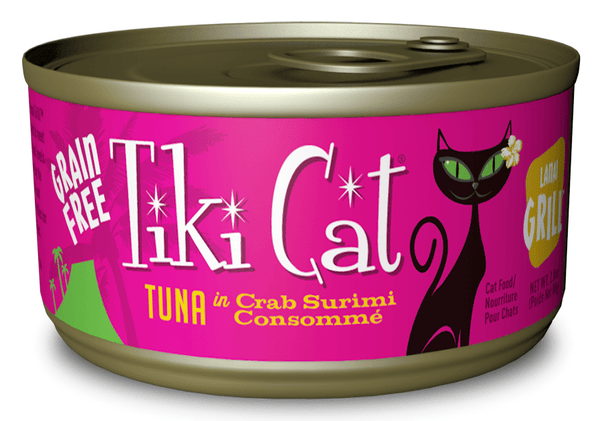 Tiki Cat Lanai Luau Grain Free Tuna In Crab Surimi Consomme Canned Cat