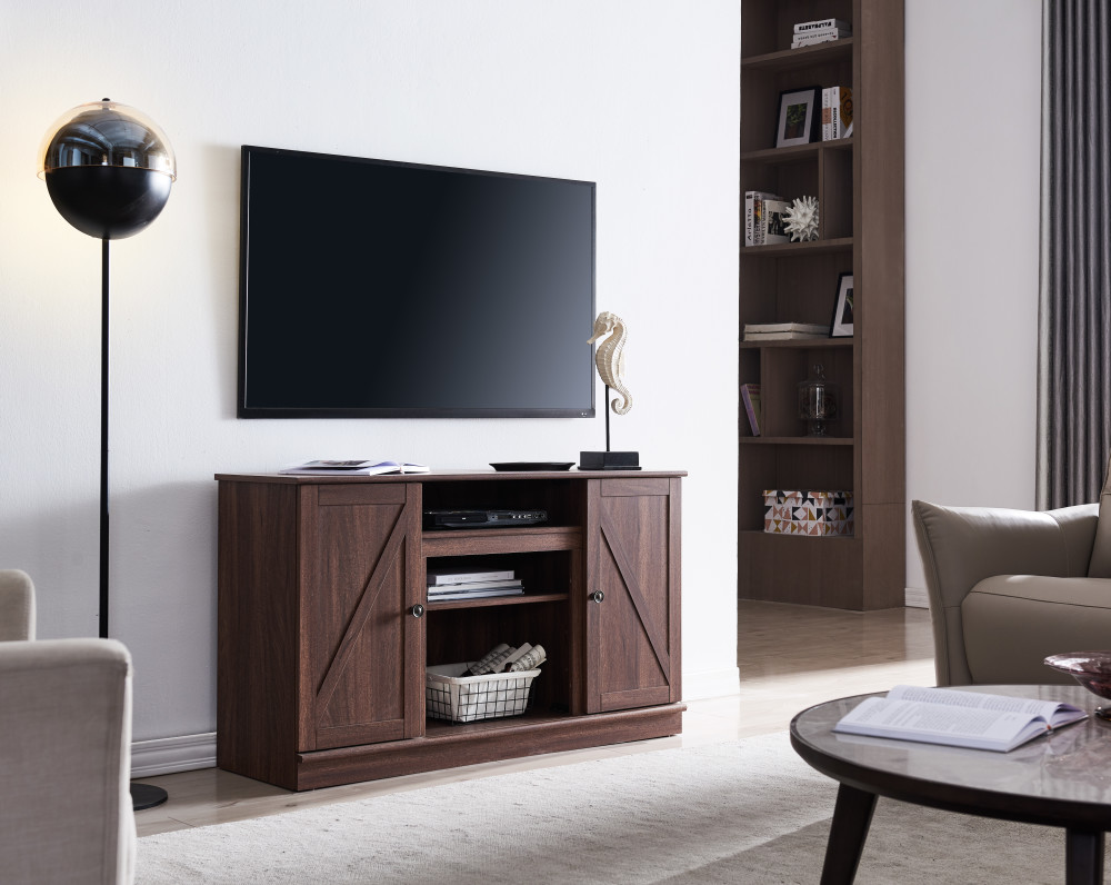 Hearthpro Barn Wood Media Console ;