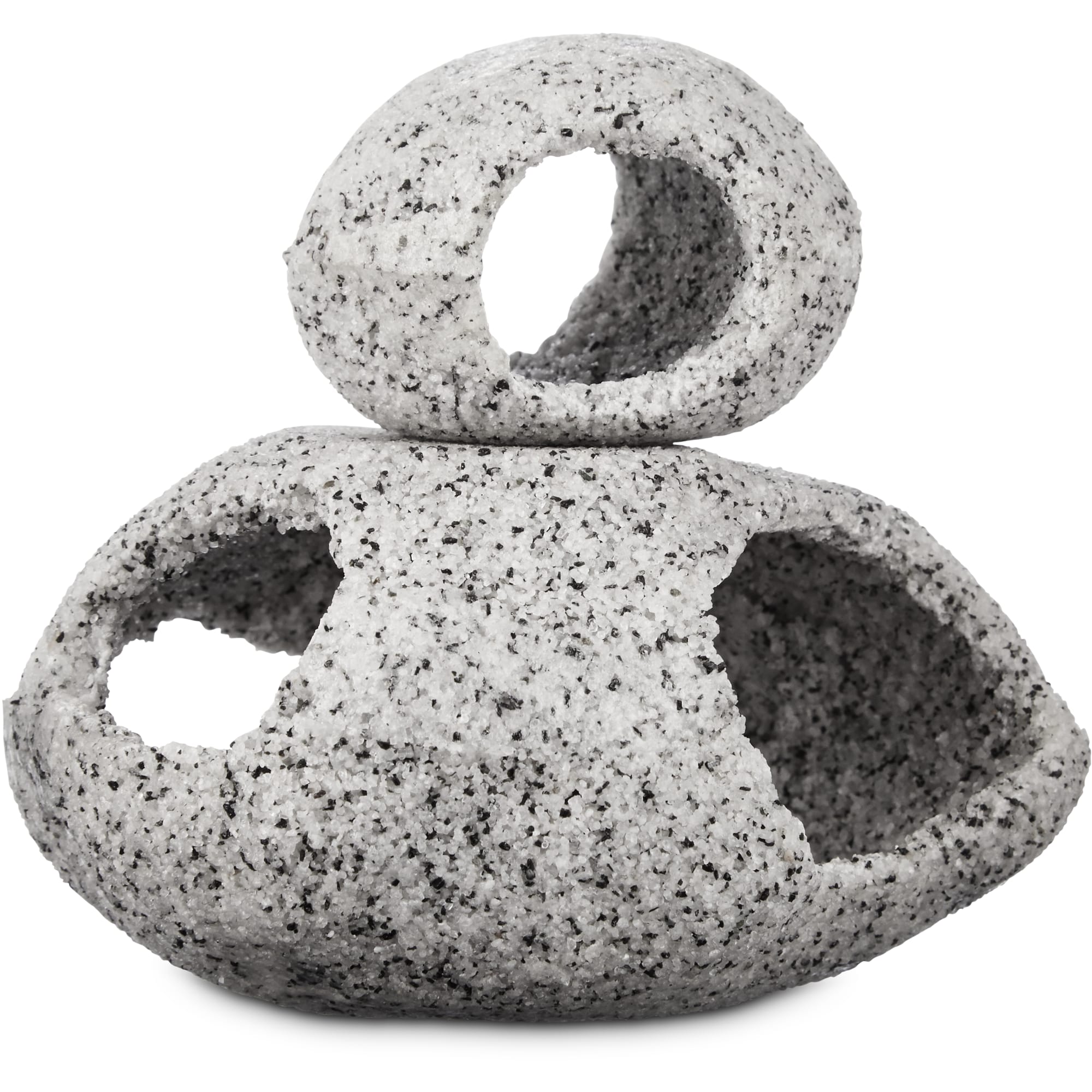 Imagitarium Stacked Stone Hideaway and Aquarium Ornament， Small/Medium