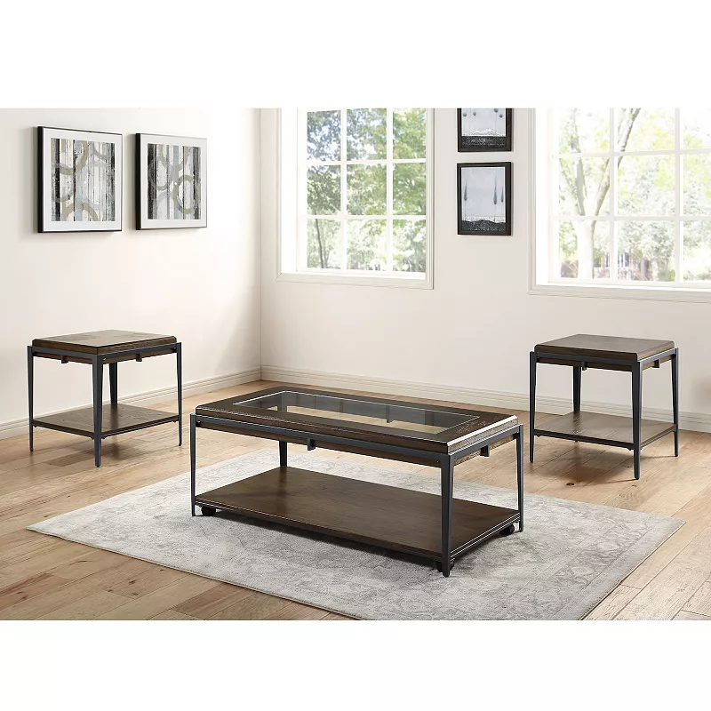 Steve Silver Co. Waco Rectangular Cocktail Table with Casters