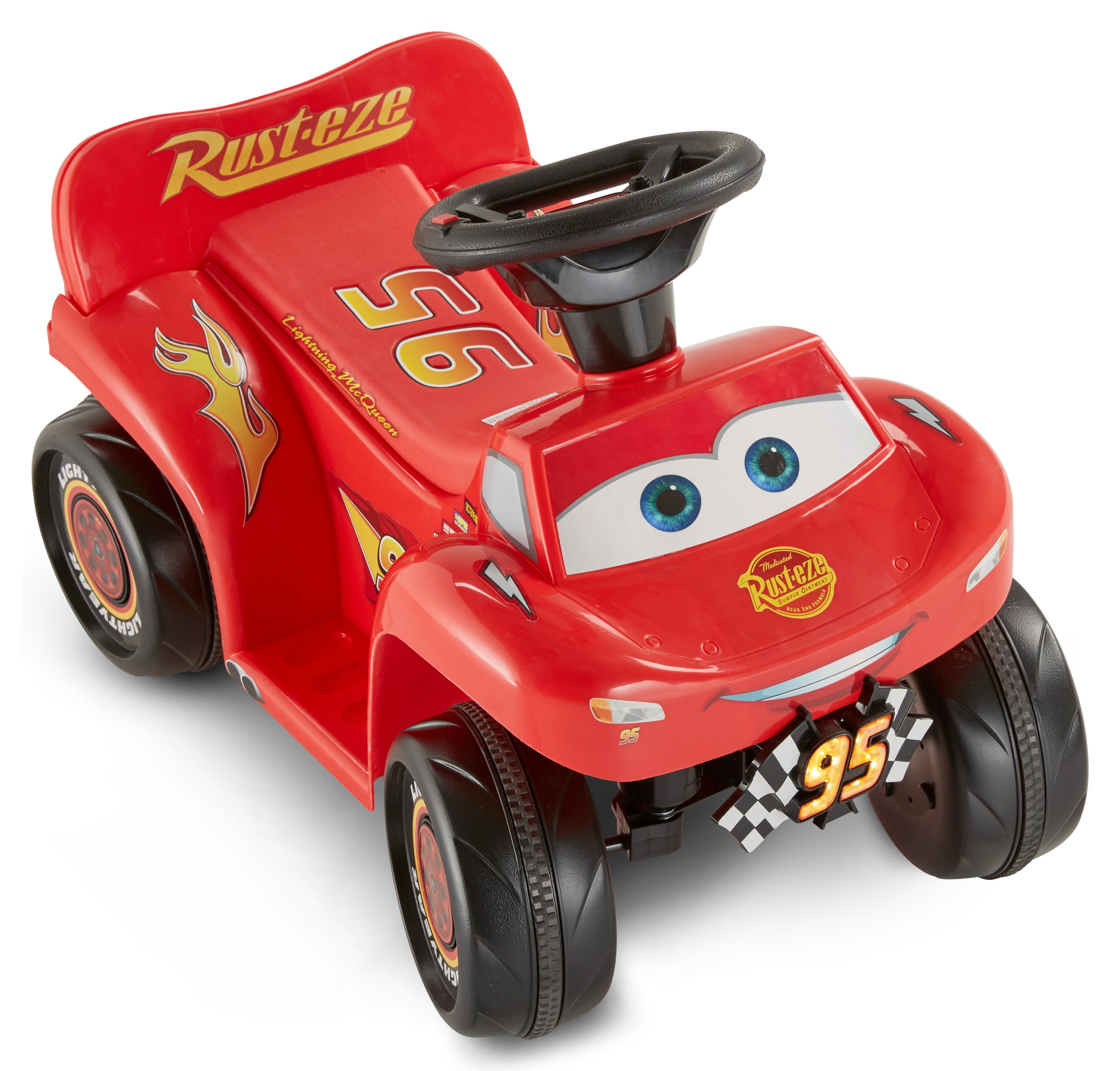 Disney Pixar's Cars 3: McQueen Ride-On Toy by Kid Trax, ages 18 - 30 months