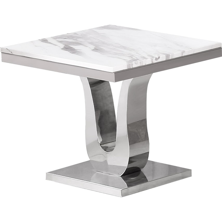 Best Quality Furniture Genuine White Marble Table