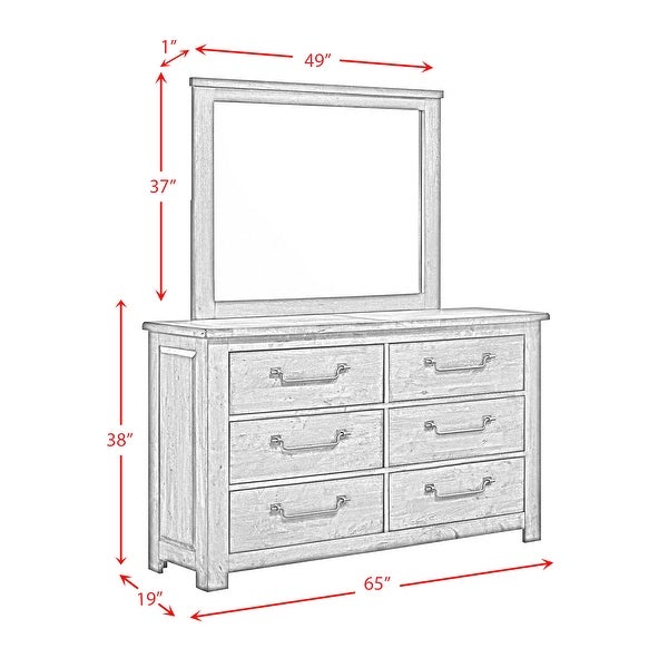 Picket House Furnishings Memphis King Panel 5PC Bedroom Set in Grey - - 32911096